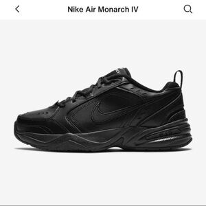 Nike Air Monarch IV Men's Athletic Black Shoes